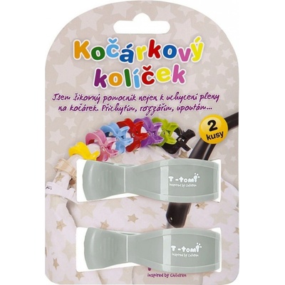 T-tomi kolíček 2 ks šedý