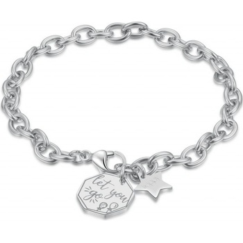 S`Agapõ Oceľový náramok s prívesky Happy SHAM13