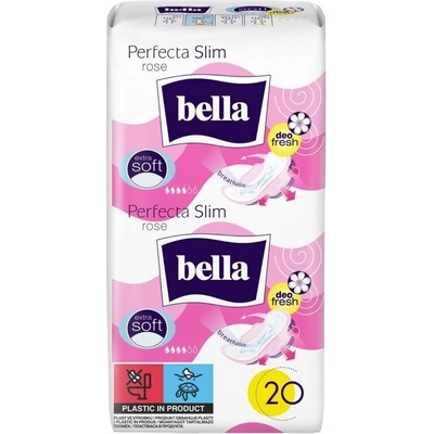 Bella Дамски превръзки Bella Perfecta Slim Rose Deo Fresh 20бр (Т-210036)