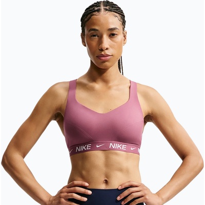 Nike Спортен сутиен Nike Indy High Support pink smoke