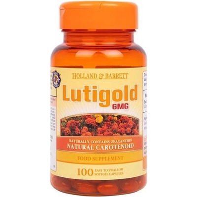 Holland & Barrett Lutigold Lutein 6 mg, 100 softgel kapslí