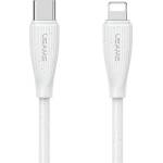 USAMS IPAD / IPAD 2 / IPAD 3rd Gen USAMS GREEN SERIES кабел за данни Type-C - Lightning, 100cm, FEHÉR SJ717USB02 (SJ717USB02)