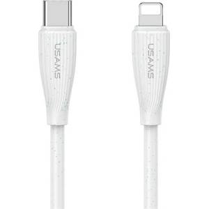 USAMS IPAD / IPAD 2 / IPAD 3rd Gen USAMS GREEN SERIES кабел за данни Type-C - Lightning, 100cm, FEHÉR SJ717USB02 (SJ717USB02)