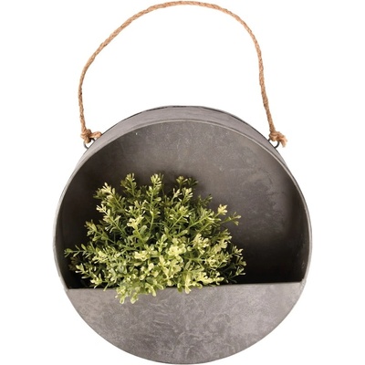 Esschert Design Сива саксия за стена , ø 30 cm - Esschert Design (ZEE-OZ66)