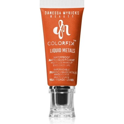 Danessa Myricks Beauty Colorfix Liquid Metals мултифункционален грим за очи, устни и лице цвят Hot Fire 10ml