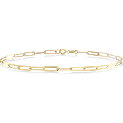 Lillian Vassago Zlatý řetízkový náramek typu Anker LLV06-GB126 20 cm