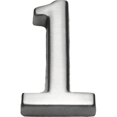 Domové číslo "1" nikel matný 5 cm