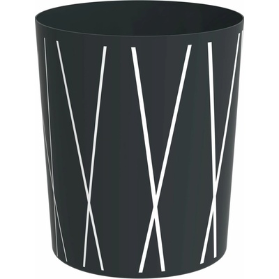 Rossignol Corbi Odpadkový kôš na papier 50028, plastový, 11 L, čierny