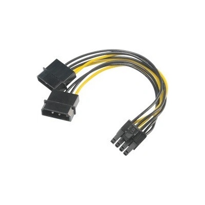 AKASA - 4-pin Molex na 6+2-pin PCIe adaptér AK-CBPW20-15 Akasa