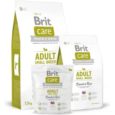 Brit Care Adult Small Breed Lamb & Rice 4 x 7,5 kg