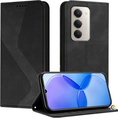 Xiaomi Кожен калъф за Xiaomi Redmi 15 5G/4G с протектор, магнитно затваряне и стойка