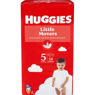 Huggies Little Movers 5 58 ks