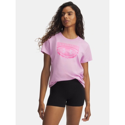 Under Armour Dámske tričko UA W VARSITY SS Ružová