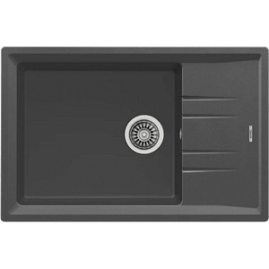 Teka Гранитна мивка, обръщаема, за шкаф 60 см Stone 60 S-TG ТЪМНОСИВА (М.1023.ТС) - bay Мивка за вграждане