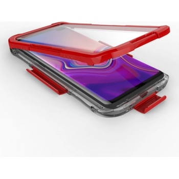 Pouzdro JustKing vodotěsné do hloubky 10m Samsung Galaxy S10 Plus - červené