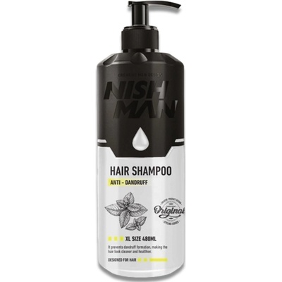 Nishman Shampoo Anti Dandruff Šampón proti lupinám na vlasy 480 ml
