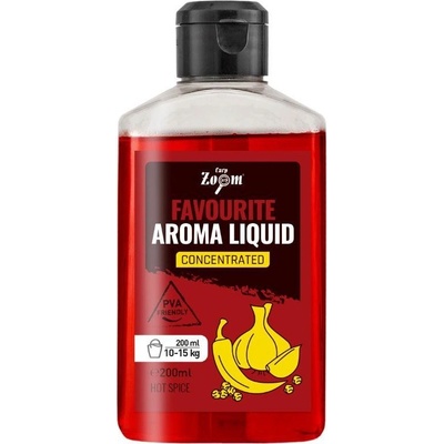 Carp Zoom Booster Favourite Aroma Liquid Pálivé Korenie 200 ml