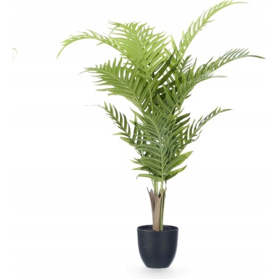 UMĚLÁ PALMA ZELENÁ V KVĚTINÁČI 90 CM REALISTICKÁ PLAST