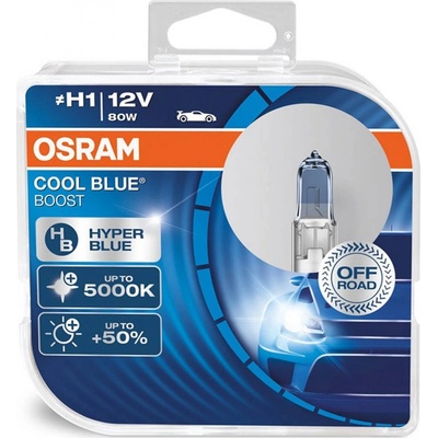 Osram Cool Blue Boost H1 12V 80W P14.5s 2 ks