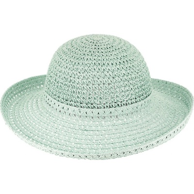 Fiebig Headwear since 1903 Dámský letní klobouk Cloche nemačkavý letní klobouk s větší krempou mentolový