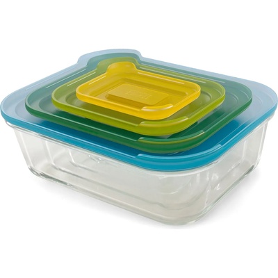 Joseph Joseph Контейнер за съхранение на храна NEST, комплект 4 бр. , стъкло, Joseph Joseph (JS81060)