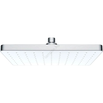 WENKO 24001100 - Душ глава AUTOMATIC CLEANING 25x17 см гланц хром/бял (WE0345)