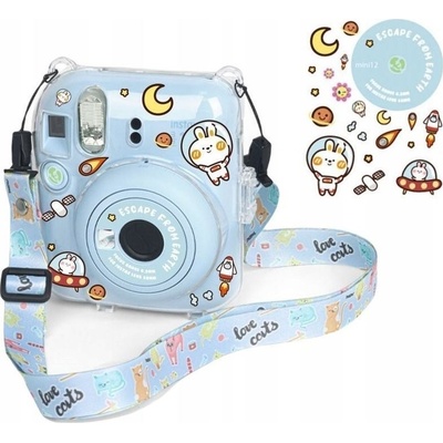 LoveInstant Cover Case Cover for Fujifilm Instax Mini 12 + Stickers Escape From Earth