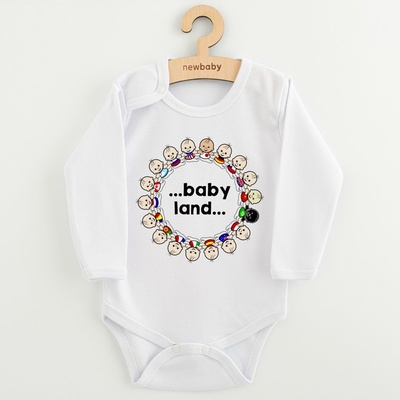 New Baby Detské body s potlačou ...baby land