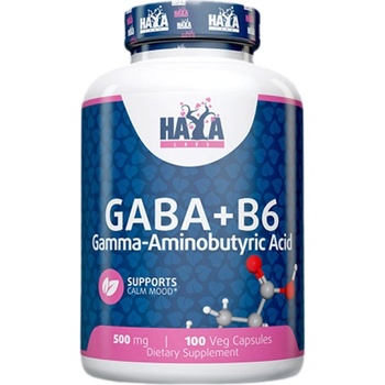 Image 1 of Haya Labs Gaba 500 mg + B6 [100 капсули]