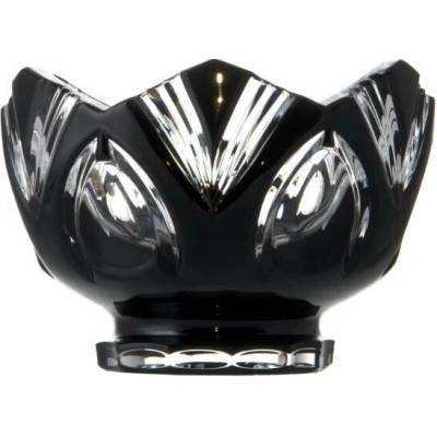 Bohemia Crystal Mísa Lotos černá 104 mm