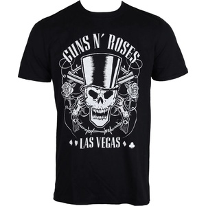 ROCK OFF Мъжка тениска Guns N' Roses - Skull & Pistols - ROCK OFF - GNRTS27MB