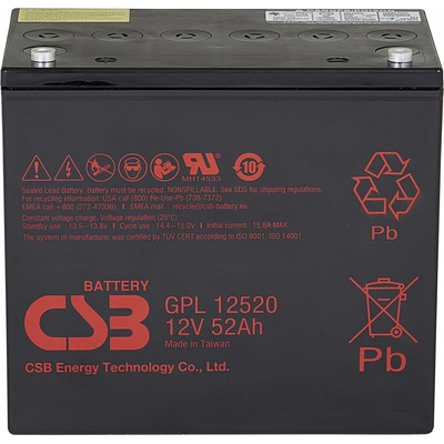 CSB GPL12520 12V 52Ah
