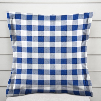 Biante Rebeka RE-007 s lemom modro biela kocka veľká 30 x 50 cm