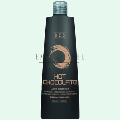 Bes Beauty & Science Milano Bes Оцветяващ шампоан за подчертаване и блясък на кестенявите нюанси 300 мл. Color Reflection Hot Chocolate Shampoo (0331202)