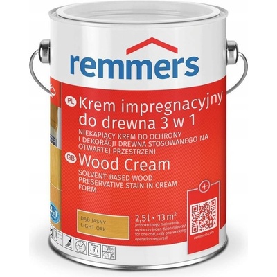REMMERS HOLZSCHUTZ-CREME NA DŘEVO BEZBARVÝ 0,75L