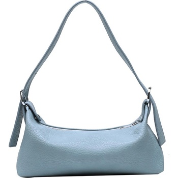 Base Дамска чанта за носене на рамо - Светлосиня 20230704131 (384334_Синьо)