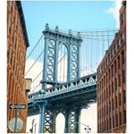DIMEX ART Флизелинов фототапет мост срещу манхатън 225 x 250 см