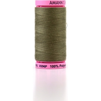 Polyesterová nit Amann Aspo 120, khaki 0381, 500 m