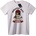 NOONEBRAND Тениска Пиратски Skull Приключения - L, White