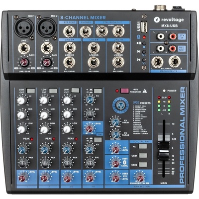 Revoltage MX8-USB Смесителен пулт (MX8-USB)