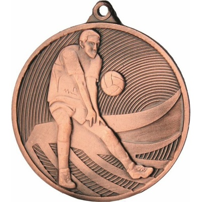 Medaila volejbal pr.50mm bronz