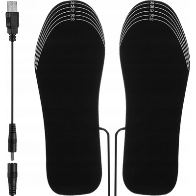 Trizand 19825 Elektricky vyhřívané vložky do bot USB černé