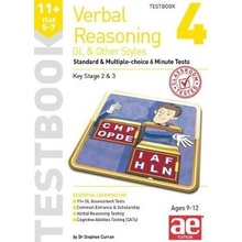 11+ Verbal Reasoning Year 5-7 GL & Other Styles Testbook 4 - Standard & Multiple-choice 6 Minute Tests Curran Stephen C.Paperback