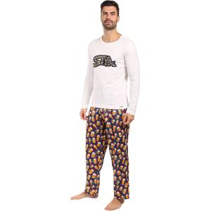 Styx Мъжка пижама Styx бира Styx | Cherven Zhalt Byal Siv | МЪЖЕ | XXL