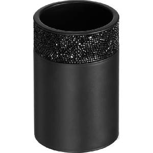Decor Walther Чаша за четки за зъби Rocks черен мат (0933860)