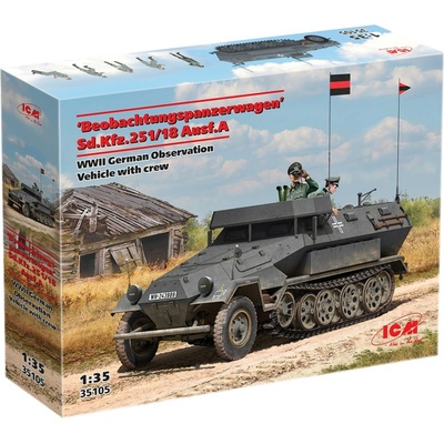 ICM 'Beobachtungspanzerwagen' Sd.Kfz.Ausf.A with crew 251:18 1:35