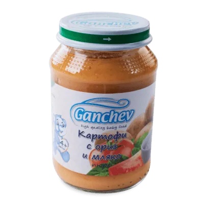 Ганчев пюре Картофи с ориз и мляко