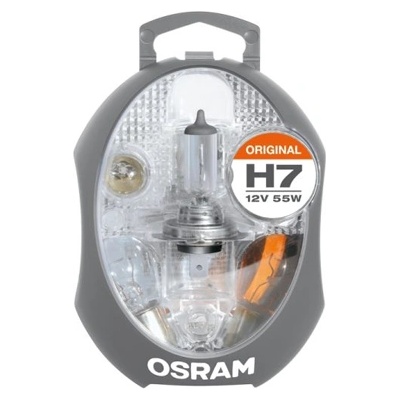 OSRAM Асортимент, крушки osram 12v, h7 + / p21w, py21w, p21/5w, r5w, w5w, бушон: 15 a; 30 a; 20 a, 5 броя