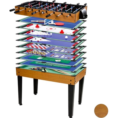 Sportino FUNGAME 15v1 Multifunkčný stôl čierny