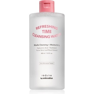 Unleashia Reduire Refreshing Time Cleansing Water успокояваща прочистваща вода с хиалуронова киселина 400ml